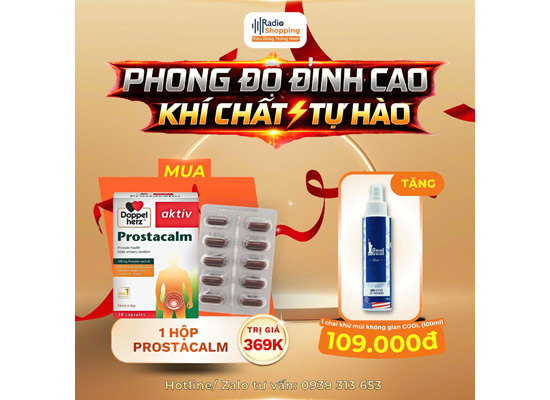 🎁 Chương trình khuyến mãi khi mua sản phẩm Prostacalm
